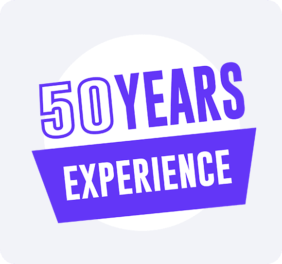 50+ Years Experience